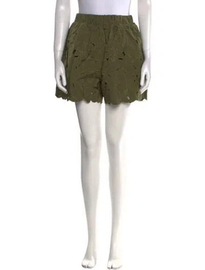 Pre-owned Red Valentino Mini Shorts W/ Tags In Green