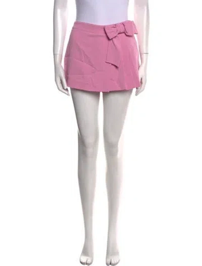 Pre-owned Red Valentino Mini Shorts W/ Tags In Pink