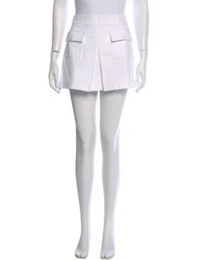 Pre-owned Red Valentino Mini Shorts In White