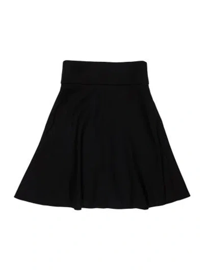 Pre-owned Red Valentino Mini Skirt In Black