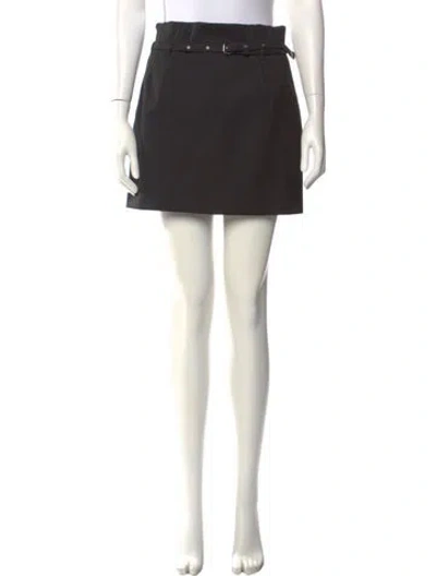 Pre-owned Red Valentino Mini Skirt In Black