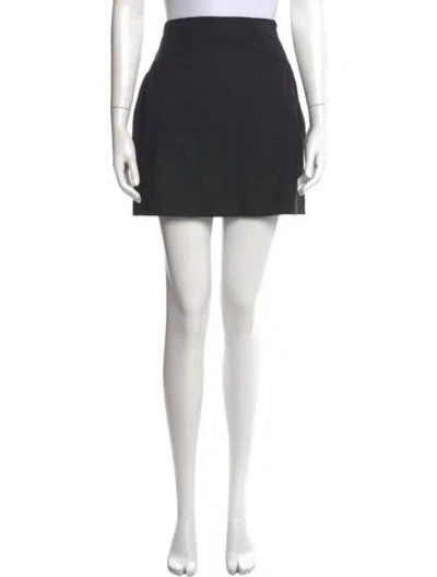 Pre-owned Red Valentino Mini Skirt In Black
