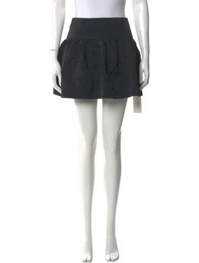 Pre-owned Red Valentino Mini Skirt In Black