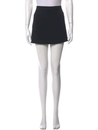 Pre-owned Red Valentino Mini Skirt In Black