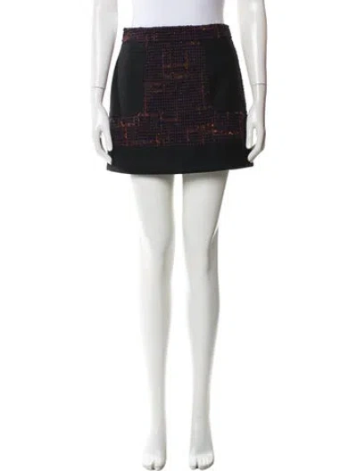 Pre-owned Red Valentino Mini Skirt In Blue