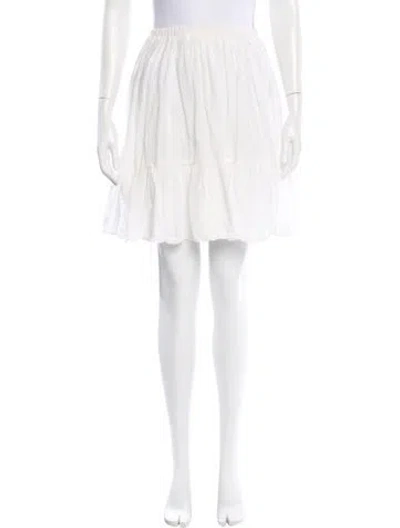 Pre-owned Red Valentino Mini Skirt In Neutral