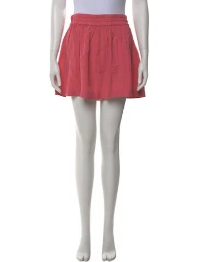 Pre-owned Red Valentino Mini Skirt In Pink