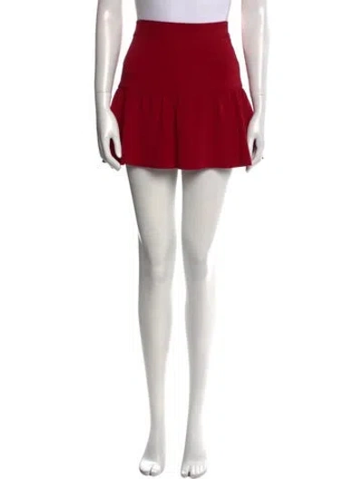 Pre-owned Red Valentino Mini Skirt In Red