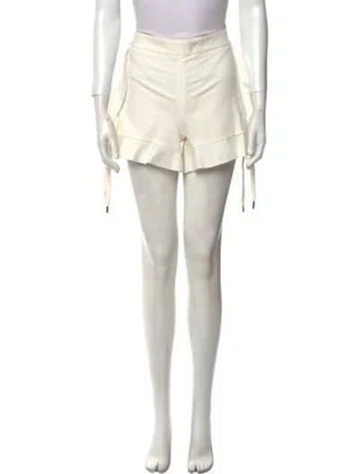 Pre-owned Red Valentino Mini Skirt In White