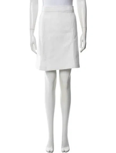 Pre-owned Red Valentino Mini Skirt In White