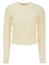 Red Valentino Feminine And Cozy: Mohair-blend Knit Crew Neck For The Cold Season