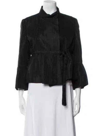 Pre-owned Red Valentino Nylon Evening Jacket In Black