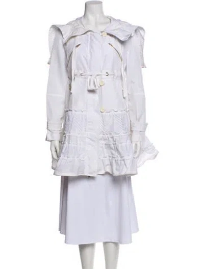 Pre-owned Red Valentino Nylon Vest In White