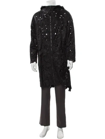 Pre-owned Red Valentino Parka In Black