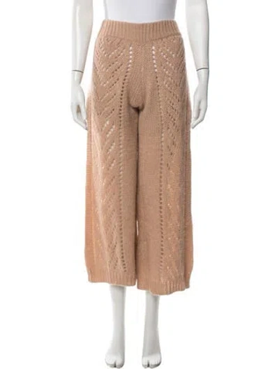 Pre-owned Red Valentino Patterned Wide Leg Pants W/ Tags In Multicolor