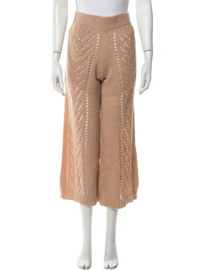 Pre-owned Red Valentino Patterned Wide Leg Pants W/ Tags In Multicolor