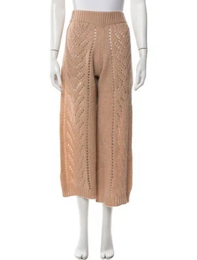 Pre-owned Red Valentino Patterned Wide Leg Pants W/ Tags In Multicolor