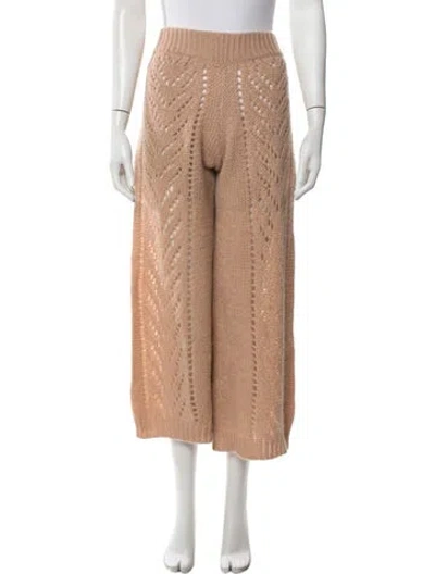 Pre-owned Red Valentino Patterned Wide Leg Pants W/ Tags In Multicolor