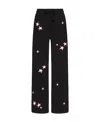 Red Valentino Pentagram Pattern Sweatpants In Black