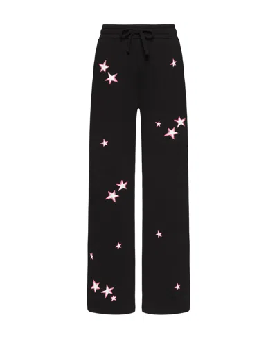 Red Valentino Pentagram Pattern Sweatpants In Black