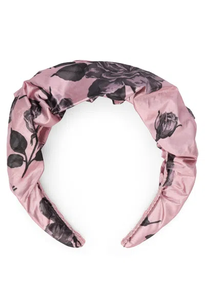 Red Valentino Pink Floral Crown, Elegant And Versatile.
