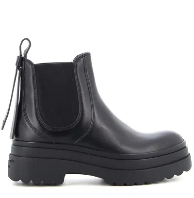 RED VALENTINO RED VALENTINO PLATFORM ANKLE BOOTS