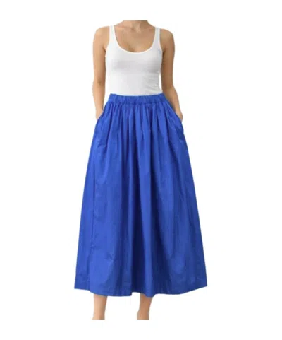 Red Valentino Pocket Skirt In Blue
