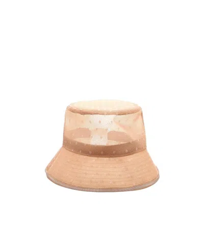 Red Valentino Polka Dot-print Bucket Hat In Burgundy