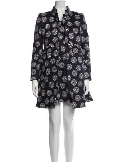 Pre-owned Red Valentino Polka Dot Print Dress Set In Blue