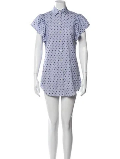 Pre-owned Red Valentino Polka Dot Print Mini Dress In Multi
