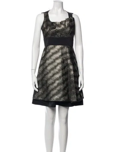 Pre-owned Red Valentino Printed Mini Dress In Multi
