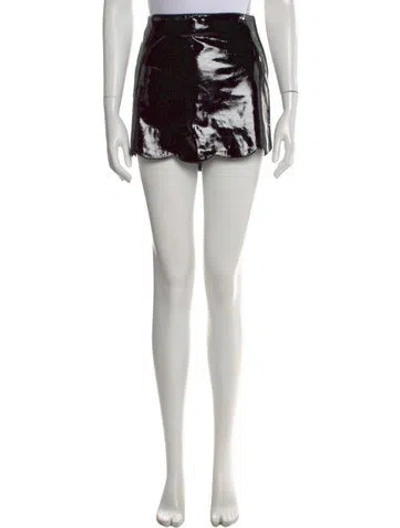 Pre-owned Red Valentino Printed Mini Skirt In Black