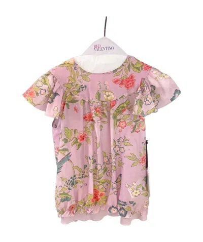 Red Valentino Printed Short Sleeves In Pink