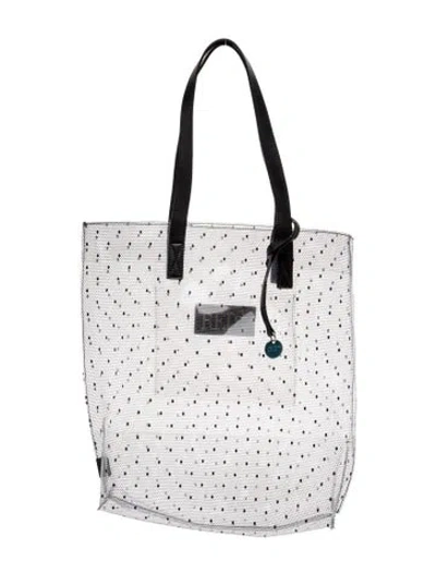 Pre-owned Red Valentino Pvc Bucket Bag In Transparent
