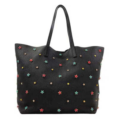 Pre-owned Red Valentino Redvalentino Black Tote Bag ()