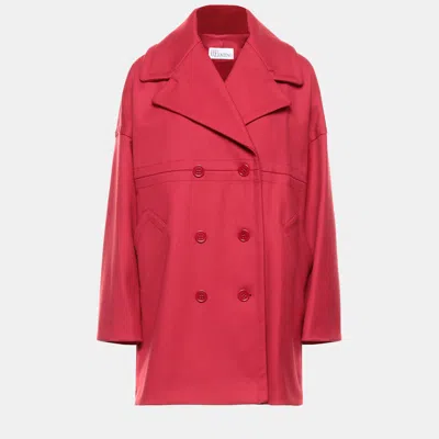 Pre-owned Red Valentino Redvalentino Polyester Coats 36