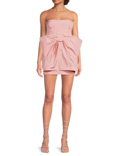 Red Valentino Redvalentino Women's Off-the-shoulder Minidress