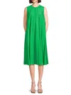 Red Valentino Redvalentino Women's Sleeveless Sheath Midi Dress In Green