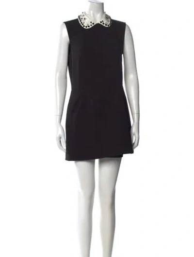 Pre-owned Red Valentino Romper In Black
