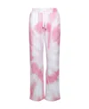 Red Valentino Tie-dye Drawstring Waist Track Pants In White