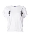 Red Valentino Rope T-shirt In White