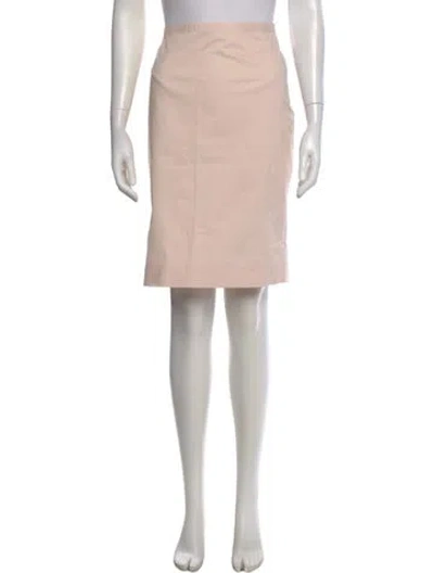 Pre-owned Red Valentino Ruffle Embellishment Knee-length Skirt In Pink