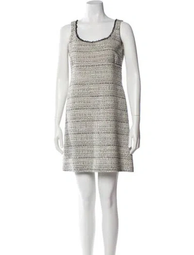 Pre-owned Red Valentino Scoop Neck Mini Dress