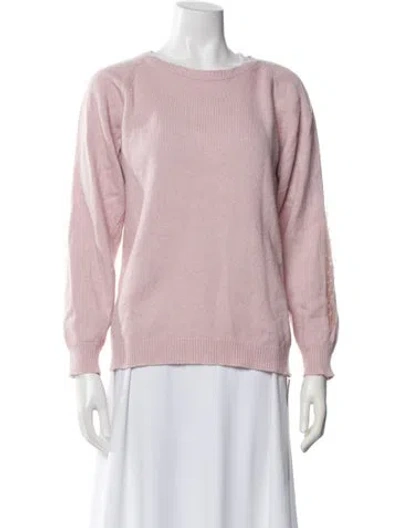 Pre-owned Red Valentino Scoop Neck Sweater In Pink