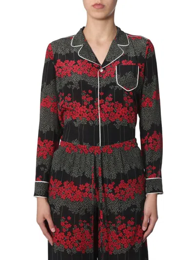 RED VALENTINO RED VALENTINO SHIRT WITH DREAMING PEONY PRINT