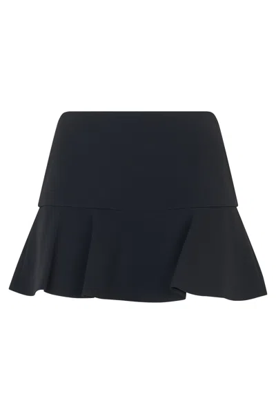 Red Valentino Short Black Skirt, Minimal And Versatile.