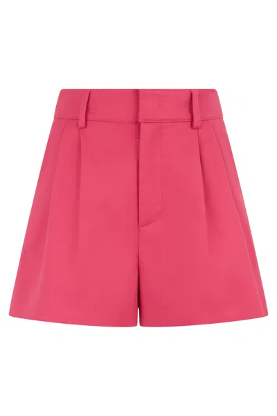 Red Valentino Short Fuchsia Pants, Minimal And Chic. In Pink