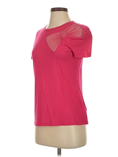 Pre-owned Red Valentino Short Sleeve T-shirt In Pink