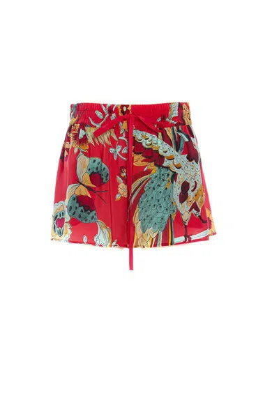 Red Valentino Shorts In Multicolor