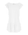 Red Valentino Shoulder-length Design Dress In White